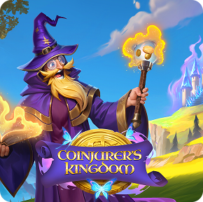 Conjurer's Kingdom: fantasy wizard slot cover art