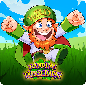 Landing Leprechauns: lucky-Irish slot cover art